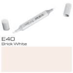 Rotulador Copic Sketch Doble Punta E40 Blanco Ladrillo