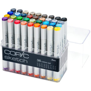 C21075158 - Rotulador Copic Sketch 5 Colores Multilínea SP Set Dibujo Grises