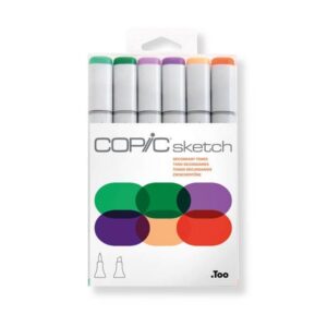 C21075663 - Rotulador Copic Sketch 5 Colores Conjunto Multilínea SP Conceptos Básicos De Fusión