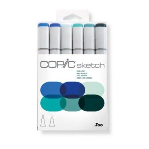 C21075664 - Rotulador Copic Sketch 6 Colores Set Tonos Secundarios