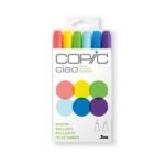 Rotulador Copic Ciao Doble Punta 6 Unidades Set De Luces