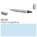 Rotulador Copic Clásico Doble Punta B02 Huevo De Robin Azul