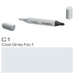Rotulador Copic Clásico Doble Punta C-1 Gris Frío N.º 1