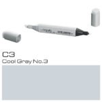 Rotulador Copic Clásico Doble Punta C-3 Gris Frío No.3