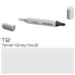 Rotulador Copic Clásico Doble Punta T-2 Tóner Gris No.2