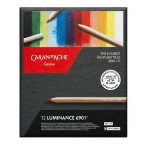 caja caran d ache luminance 12 lapices colores 1 - Supracolor Caja De Madera de 60 Lápices De Caran d'Ache