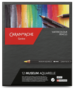 lapices Museum20Aquarelle caran dache 12 colores - Luminance Caja de 76 Colores De Caran d'Ache