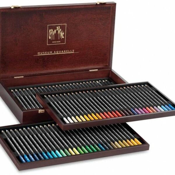 Caja de Madera Lápiz Acuarela Museum Aquarelle 76 Colores De Caran d'Ache