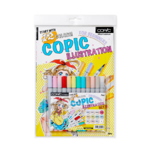 spec1 12colors bundle - Rotulador Copic Ciao Estuche De Dibujo Azul 2 Ciao + 1 Multiliner + 1 Glitter
