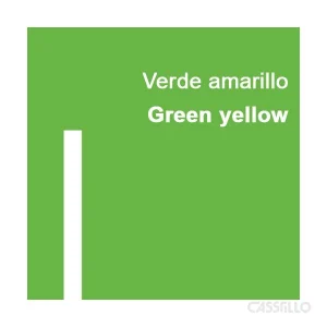Casstillo Pastel Al Oleo Dalbe Verde Amarillo 543