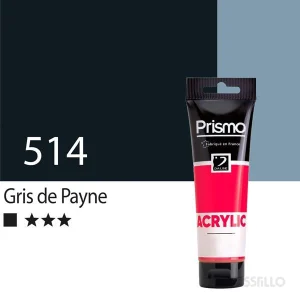 Casstillo Pintura Acrilica Dalbe Prismo 120Ml 514 Gris Payne