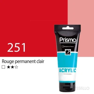 Casstillo Pintura Acrilica Prismo 200Ml 251 Rojo Perm Cl