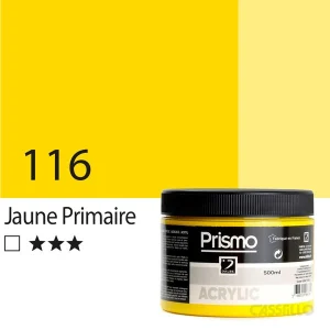 Casstillo Pintura Acrilica Prismo 500Ml 116 Amarillo Primario