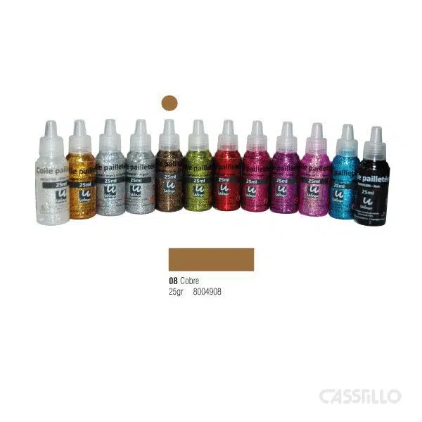 Cola de Purpurina Wingo Cobre 25 ml