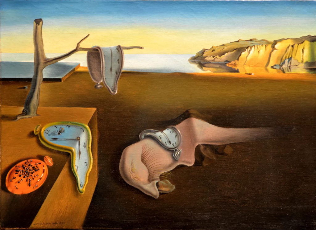 La persistencia de la memoria"1931 Óleo sobre lienzo. Salvador Dalí.
