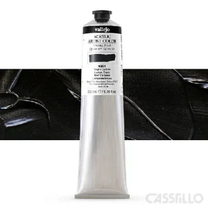Casstillo Acrilico Vallejo Artist 301 200 Ml Negro Carbon