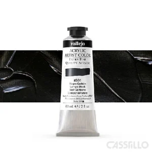 Casstillo Acrilico Vallejo Artist 301 58 Ml Negro Carbon