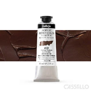 Casstillo Acrilico Vallejo Artist 302 58 Ml Sombra Tostada