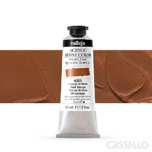 Casstillo Acrilico Vallejo Artist 305 58 Ml Naranja De Marte