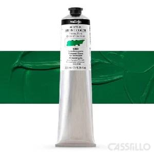 Casstillo Acrilico Vallejo Artist 409 200 Ml Verde Permanente Permanent Green
