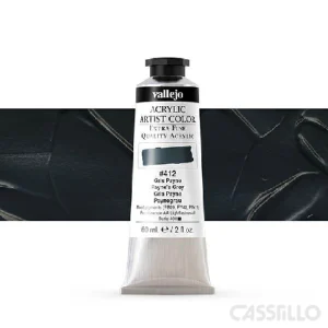 Casstillo Acrilico Vallejo Artist 412 58 Ml Gris De Payne