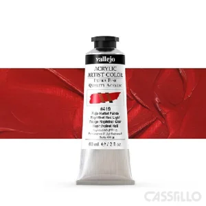 Casstillo Acrilico Vallejo Artist 419 58 Ml Rojo Naftol Palido