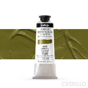 Casstillo Acrilico Vallejo Artist 423 58 Ml Verde Oliva