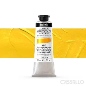 Casstillo Acrilico Vallejo Artist 517 58 Ml Cadmio Amarillo Medio