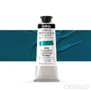 Casstillo Acrilico Vallejo Artist 604 58Ml Turquesa De Cobalto