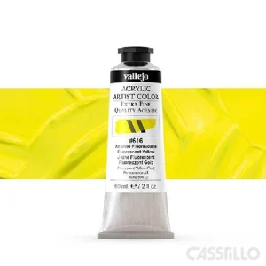 Casstillo Acrilico Vallejo Artist 616 58 Ml Amarillo Fluorescente