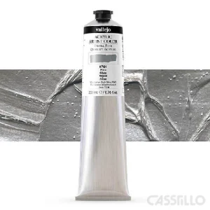 Casstillo Acrilico Vallejo Artist 701 200 Ml Plata Silver