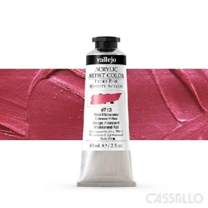 Casstillo Acrilico Vallejo Artist 713 58 Ml Rojo Iridiscente