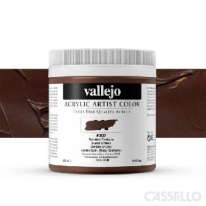 Casstillo Acrilico Vallejo Artist N 302 500 Ml Sombra Tostada Burnt Umber