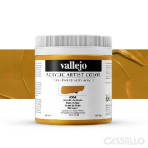 casstillo Acrilico vallejo artist n 304 500 ml amarillo de marte mars yellow - Vallejo Gesso Blanco Calidad Artist 500 ml
