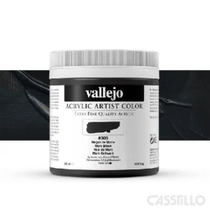 Casstillo Acrilico Vallejo Artist N 309 500 Ml Negro De Marte