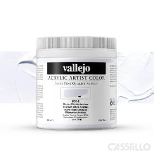 casstillo Acrilico vallejo artist n 314 500 ml blanco titanio anastase - Vallejo Gesso Blanco Calidad Artist 500 ml