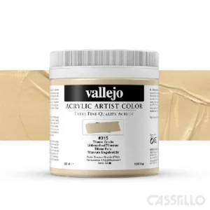 Casstillo Acrilico Vallejo Artist N 315 500 Ml Titanio Crudo Umbleached Titaniu