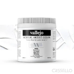 casstillo Acrilico vallejo artist n 320 500 ml blanco de zinc - Vallejo Gesso Blanco Calidad Artist 500 ml
