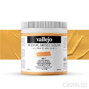 Casstillo Acrilico Vallejo Artist N 417 500 Ml Amarillo Napoles Tono