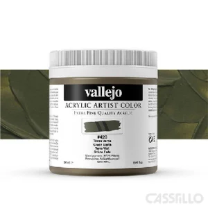 Casstillo Acrilico Vallejo Artist N 420 500 Ml Tierra Verde Green Earth