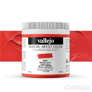 Casstillo Acrilico Vallejo Artist N 509 500 Ml Bermellon Tono