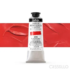 Casstillo Acrilico Vallejo Artist N 509 58 Ml Bermellon Tono