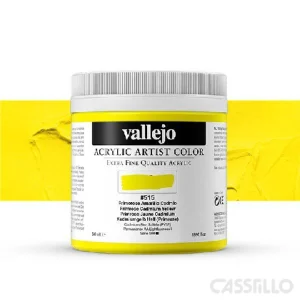 Casstillo Acrilico Vallejo Artist N 515 500 Ml Primorosa Amarillo Cadmio