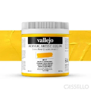 Casstillo Acrilico Vallejo Artist N 517 500 Ml Cadmio Amarillo Medio