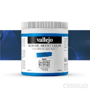 Casstillo Acrilico Vallejo Artist N 622 500 Ml Azul Fluorescente Fluo Blue