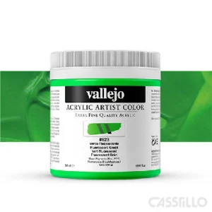 Casstillo Acrilico Vallejo Artist N 623 500 Ml Verde Fluorescente Fluo Green