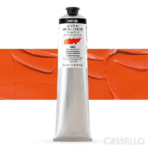 Casstillo Acrilico Vallejo Artist N 803 200 Ml Cadmio Naranja