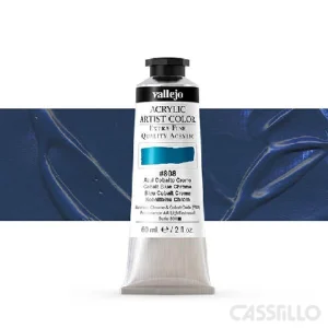 Casstillo Acrilico Vallejo Artist N 808 58 Ml Azul Cobalto Cromo