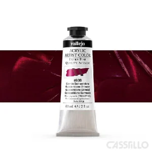 Casstillo Acrilico Vallejo Artist N 809 58 Ml Carmin De Quinacridona
