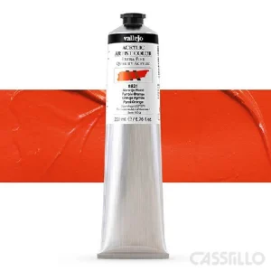 Casstillo Acrilico Vallejo Artist N 821 200 Ml Naranja Pirrol